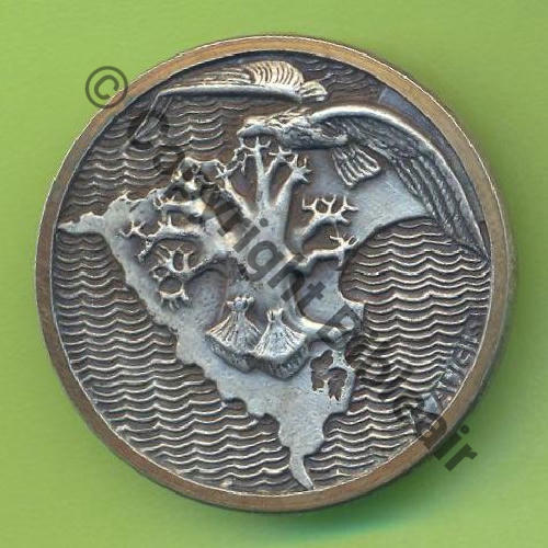 A0960 BA.160 DAKAR  A.AUGIS ST.BARTH LYON 3Li Ailes argentees Bol fenetre allonge Dos strie Ailes argentees Src.Y.GENTY 10Eur(x2) 
