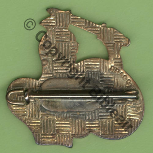 A0970 3eEIV GE.315 COGNAC  DrP Bol allonge Guilloche Src.Y.GENTY  