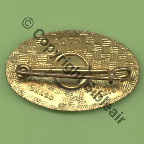 A0979 ET.3.60 ESTEREL VILLACOUBLAY  DrP+Past lisse  Guilloche Email Gd feu Src.Y.GENTY 9Eur05.26 