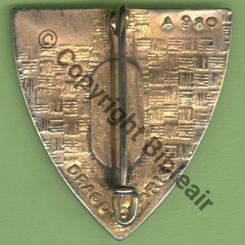 A0980 EFIPN GE.313 AULNAT  DrP Bol allonge Guilloche etame Perso EPVO GENTY 1979 Src.Y.GENTY 6EurInv 