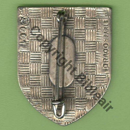 A0991 ESC CALIBRATION 57 COMMERCY VILLACOUBLAY  DrP+Bol allonge Dos argente Guilloche DrP lateral droit Src.Y.GENTY 