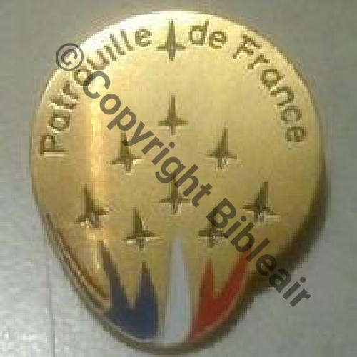 A0998 PATROUILLE DE FRANCE SALON  SM Bol prison dans cercle Dos lisse SNH NoM173 dans cartouche Src.fred71albatros 78Eur01.13 