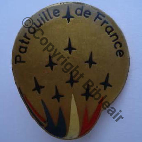 A0998 PORTE CLEFS PATROUILLE DE FRANCE SALON  BERAUDY VAURE Eping collee Email plastifie SNH Sc.solraf 13Eur10.09 (2)