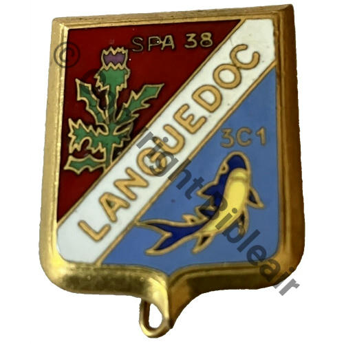 A1015 1971 EC.3.7 LANGUEDOC ST.DIZIER  SM Bol fenetre allnge Dos lisse No183 CHARDON MAUVE Src.tringlot54 95EurInv 