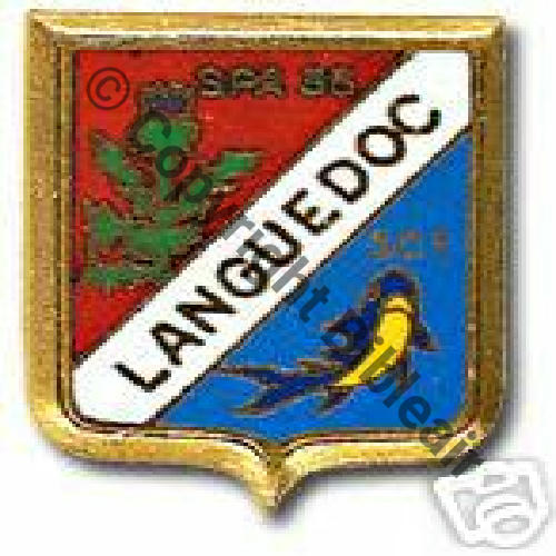 A1015 1975+ EC.3.7 LANGUEDOC ST.DIZIER  De Bol allonge Dos lisse CHARDON MAUVE Sc.corsaire31000 7Eur10.07 