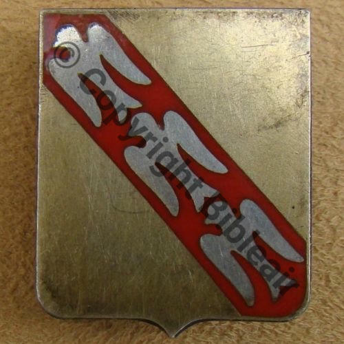 A1046 1943.45 SQUADRON 342 LORRAINE  Fab Bijoutier GB ARGENT DORE Eping bascule bijoutier Dos lisse No CCXLVIII  Src.lectou32 1200Eur06.16 Inv en lot 