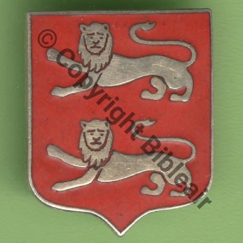 A1047 1942 GC.3 NORMANDIE  Mle DAMAS Argent dore RETIRAGE EMAIL No005 Eping bascule bijoutier Dos lisse irreg Src.Y.GENTY 30Eur05.22 OFF TRAD 