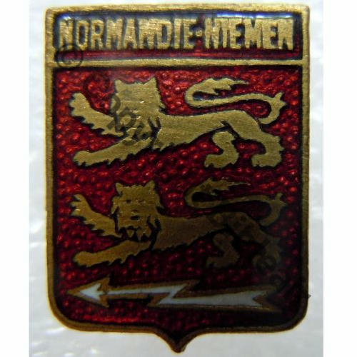 A1047 MINIATURE GC.2.6 NORMANDIE NIEMEN 18x14mm  SM Molette Dos lisse irreg SNH Src.francemilitaria 39Eur12.13 