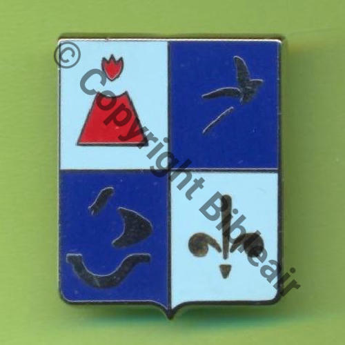 A1050 BA.181 ST.DENIS LA.REUNION  BESSIN & SALSON +Sigle Griffes et butees Dos irreg scintillant Src.Y.GENTY 6Eur(x2) 