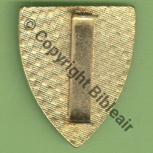 A1085 1985.95 EC.1.7 PROVENCE ST.DIZIER  SM Broche Guilloche fin type ANDOR SNH 26x31mm CROIX TRANSLUCIDE Src.Y.GENTY 15Eur10.06 