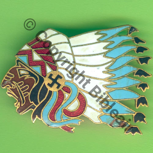 A1105 1947-70 A1105NH SPA.124 1eDRILLE GC ou EC.2.4 SIOUX  A.AUGIS ST.BARTH LYON 3Li Broche avec No768 Dos lisse irreg Src.Y.GENTY 180Eur 05.22 