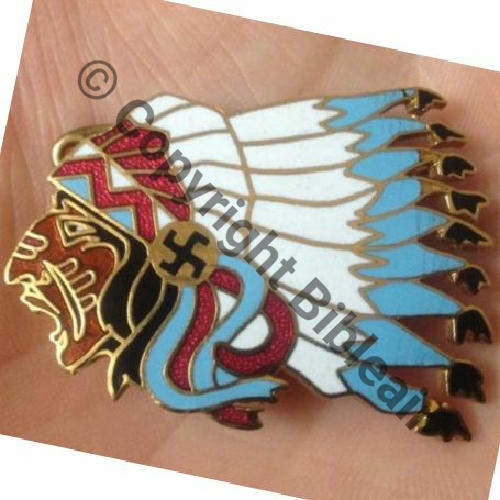 A1105 1977+ SPA.124 1eDRILLE 2.4 SIOUX  SM Broche Dos lisse irreg Src.msn59 151Eur(x2) 