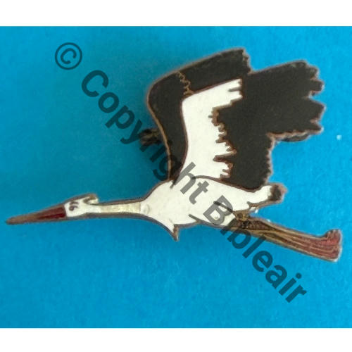 A1106 1940.. A1106NH SPA.167 4eDRILLE GC.II.5  CIGOGNE AILE HAUTE  A.AUGIS LYON 1Lign Bol allonge Dos lisse No232 Src.mesnil01 218Eur01.17 