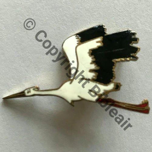 A1106 1955.. A1106NH SPA.167 2eDRILLE 2.4  CIGOGNE AILE HAUTE  A.AUGIS LYON  1Ligne Semi circul  Dos lisse No410 Src.gendry45 201Eur02.20 