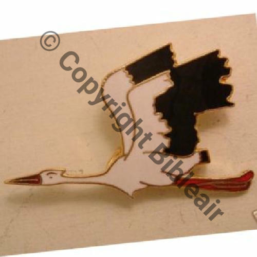 A1106 COPIE CUICH A1106 SPA.167 2eDRILLE 2.4  CIGOGNE AILE HAUTE  SM Dos lisse irreg Bol oval fenetre tronque Sc.lavionamoteur 33Eur05.07