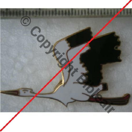 A1106 FAUX CUICH A1106 SPA.167 2eDRILLE 2.4  CIGOGNE AILE HAUTE  SM Dos lisse irreg Bol oval fenetre tronque VENDEUR.wanty0475 37Eur(x2) 
