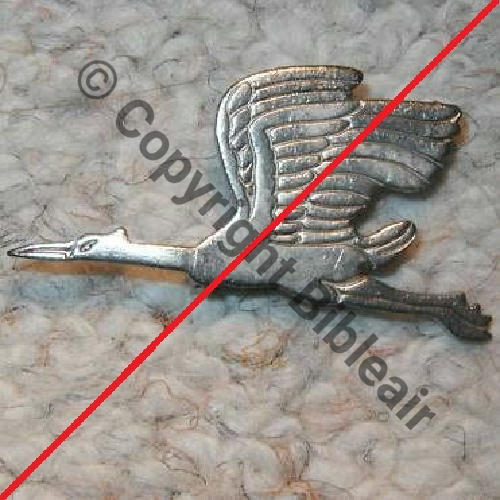 A1106NH DOUTEUX Surmoulage.. SPA.167 4e Drille GCII.5 CIGOGNE AILE HAUTE  SM Eping nourrice neuve surmoulee  Dos lisse scintillant Sc.sidmau 89Eur11.09 