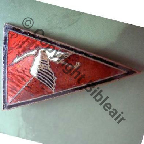 A1111  1947.57.. A1111NH SPA.67 1e Drille GC.2.3 EC.2.3 CIGOGNE FANION Couleurs inverse SM 2Anno fin Dos lisse irreg cuivre No69 italique Sc.ledemisolde 101Eur11.09