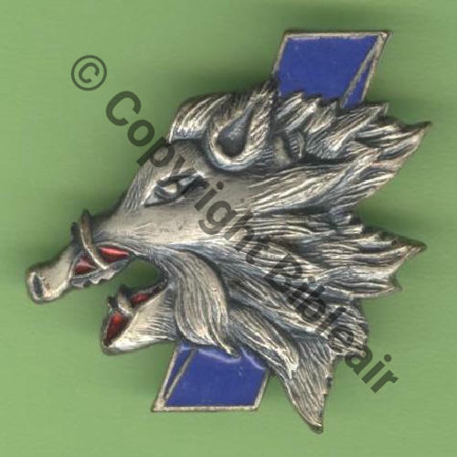 A1114 1977- A1114NH 1eDrille 3.3 SANGLIER BLEU  FIA LYON Bol fenetre allonge Embouti Dos lisse GEULE DECOUPEE Src.Y.GENTY 66Eur10.15
