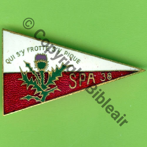A1123  1951.55 A1123NH SPA.38 2eDRILLE GC.2.8 ou 2.22 LANGUEDOC  AUGIS SM Bol fenetre Allonge grave AUGIS LYON Dos irreg scintillant 50x30mm Src.Y.GENTY 63Eur(x4) 