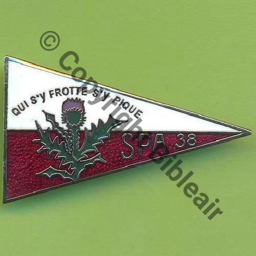 A1123  2010 A1123 2eDRILLE SPA.38 EC.3.30 AL.DHAFRA  APS Bol fenetre oval tronque Quadrille fin 40x25mm Src.Y.GENTY 22Eur(x2) 