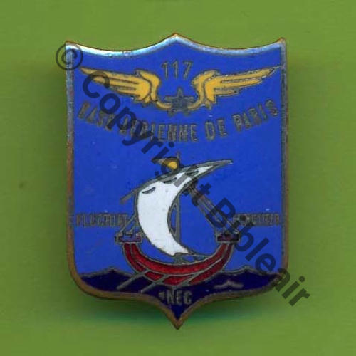 A1156NH  BA de PARIS   117 en Haut  TYPE 2B Devise au milieu  MOUTEREAU MONTORGEUIL 2Anneaux Dos lisse Src.Y.GENTY 26Eur(x3) 