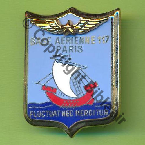 A1156Recent  BA 117  PARIS TYPE 3     Dr SM grave NMV Griffes et butees Dos lisse Bleu clair Src.Y.GENTY 8Eur05.11 