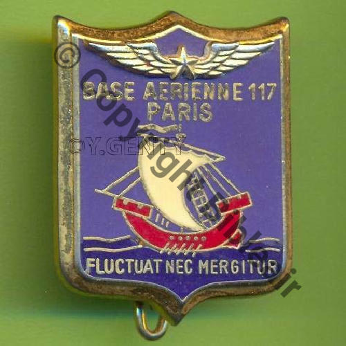 A1156Recent  BA 117  PARIS TYPE 3     DrNMV Griffes et butees Granuleux lisse Src.Y.GENTY  