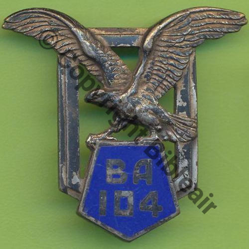 A1162NH BA.104 LE BOURGET  DrPNRom 2Anneaux Guilloche Src.Y.GENTY 