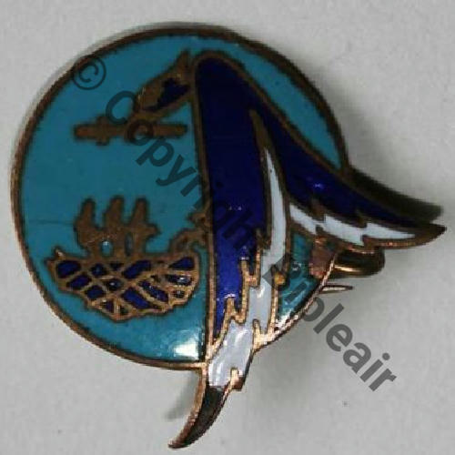 A1165NH Demi insigne EA  AUGIS SM Bol fenetre Dos lisse irreg grave  64 USA (PROMO Voyage USA...) Src.jean.sire 20Eur10.15
