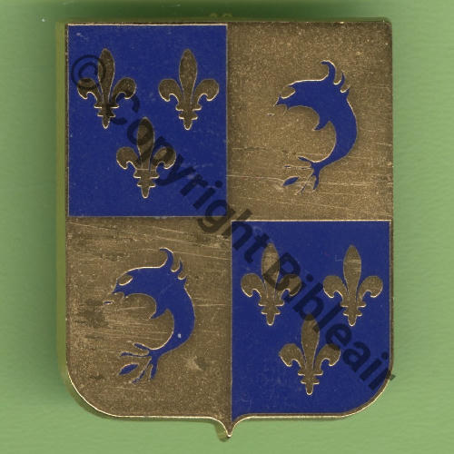 A1234 EC.1.4 DAUPHINE LUXEUIL  BALME J.BS Griffes et butees Dos lisse scintillant cartouche vierge Src.Y.GENTY 17Eur(x2) 