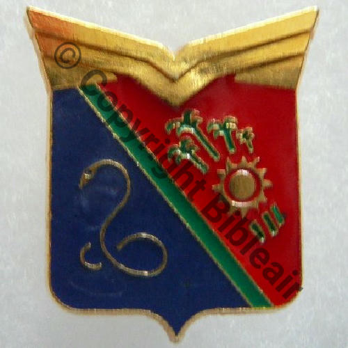A1243 CDT FORCES AERIENNES ANTILLES 00.365  FORT DE FRANCE  DRAGO 2Attach PINS Dos irreg brillant Src.B.RIGODANZO 13Eur(x2) 
