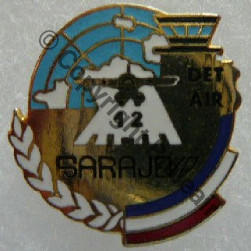 A1282NH DET AIR SARAJEVO DEMONS MERVEILLES ATTACH PINS Src.B.RIGODANZO 7EurInv 