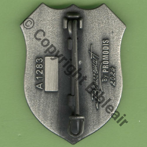 A1283  2024 A1283 BR.44 3e.Drille EC.3.3 ARDENNES  BOUSSEMART PROMODIS 2024 Griffes et butees Dos lisse irreg strie 36mm Src.Y.GENTY 20Eur(x6) 