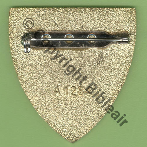 A1284 EC.1.3 NAVARRE NANCY  SM Tambour argente bride trous Dos dore scintillant 39mm Src.Y.GENTY 11Eur01.17 