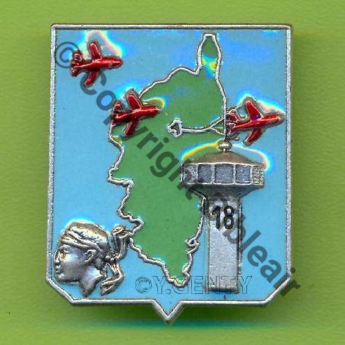 A1296 CMC.6.126 SOLENZARA  FIA Bol allonge prison Dos lisse irreg scintillant Avions Rouges