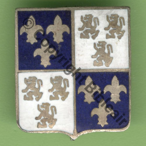 A1297NH 1942.43 ESCADRILLE DE SURVEILLANCE COTIERE PICARDIE Fab DAMAS RETIRAGE No012 Eping bascule bijoutier Dos lisse irreg Src.Y.GENTY 42Eur07.22 AMICALE 