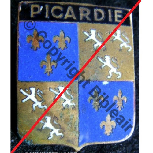 A1297NH INS PROVINCE  PICARDIE  SM Bol fenetre Dos lisse Src.quivivefrance 200Eur11.13 