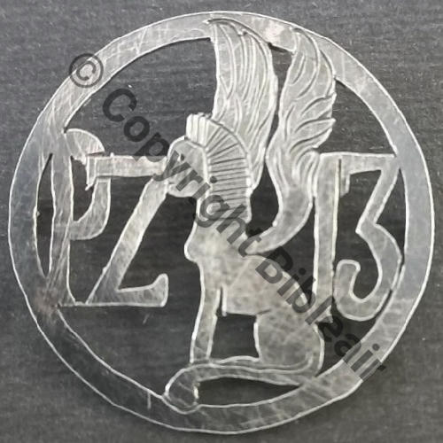 A1350 1924.32 A1350NH 13eDRILLE 36eGA PAU SM 2Anneaux Dos lisse irreg Metal decoupe artisanal Src.bon01800 450Eur01.26 