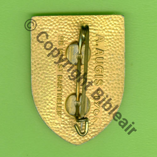 A1381  1940.44 A1381NH 1eDRILLE SAL.28 GB.1.19  A.AUGIS.LYON ST.BARTH 2Lignes Alu dore Peint 2Griffes Dos grenu  Src.Y.GENTY 234Eur(x3) 