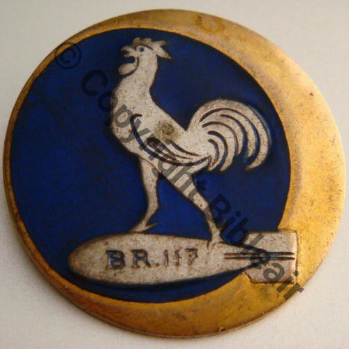 A1430  1938.41 A1430NH 1eDRILLE BR.117 GB.I.39  AB.P.Dep +Poincon relief 2Anneaux Dos lisse irreg COQ ARGENTE.. Src.flob92 151Eur07.20