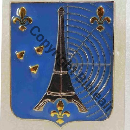 A1442 CMCC 80.920 PARIS  FIA LYON Sigle Tambour Dos lisse grave CMCC 80.920 PARIS Lys dore Src.P.GOUT  