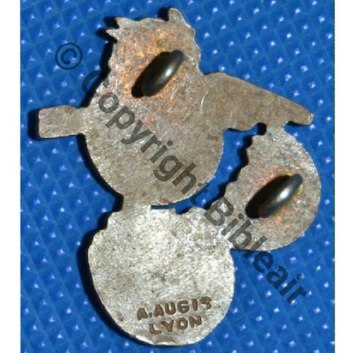 A1454  1937.40 A1454NH BR.226 3eDRILLE GB.2.31  A.AUGIS LYON 2Li 2Anneaux Dos lisse Src.expertissimo 526Eur10.25 