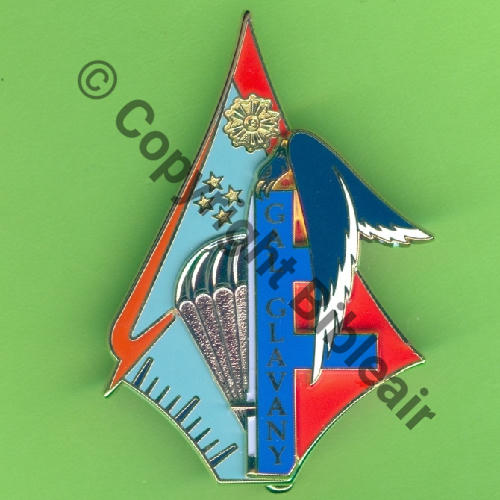 A1485  PROMO 2016 ECOLE AIR GENERAL GLAVANY  PICHARD BALME Griffes et butee Dos scintillant relief Promotion2016 de Ecole Air Src.Y.GENTY 29Eur(x3) 