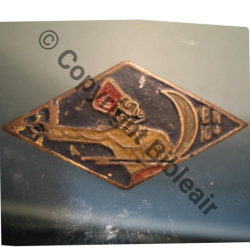 A1487  1943.46.. A1487NH 2eDRILLE BR.104 GBM.2.52  SM Peint Eping soudee etain Dos lisse cuivre Sc.poltiste 157Eur 10.09
