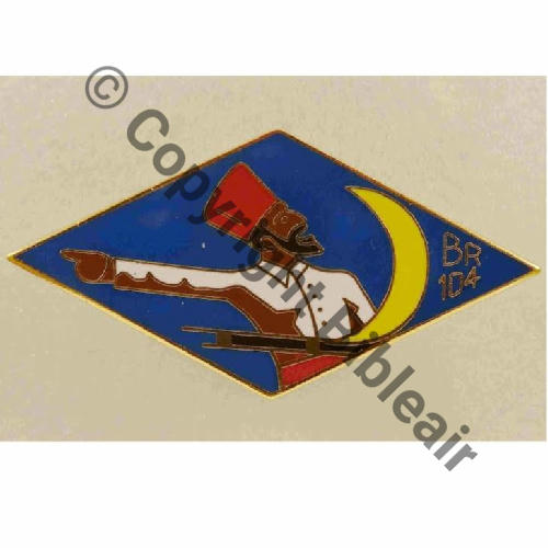 A1487  2017 A1487 2eDRILLE BR.104 ET.2.61 FRANCHE COMTE  FIA Sigle Griffes et butees Dos scintillant FEZ ROUGE Src.P.GOUT  