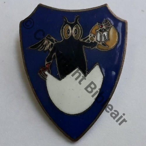 A1494NH  ECOLE CHASSE DE NUIT CHARTRES 1935  SM 2Anneaux Dos lisse irreg 22x27mm Src.dunordausud 402Eur07.18 