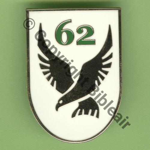 A1496 62e ESCADRE TRANSPORT ORLEANS  FIA sigle 2Griffes Dos scintillant Src.Y.GENTY 20Eur(x10) 