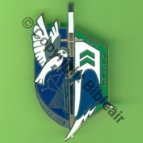A1534 PROMO 2018 ECOLE AIR CDT CAROLINE AIGLE  DRAGO Griffes et butees Dos scintillant No148 Src.Y.GENTY 27Eur(x9) 