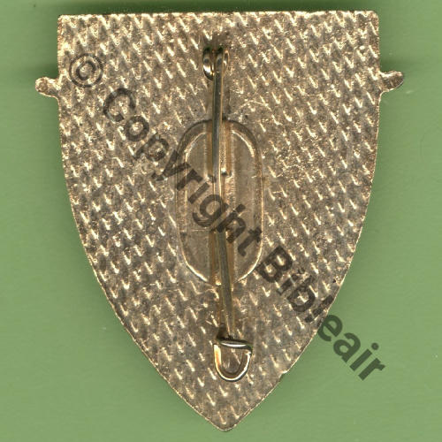 G0803 FORCES FRANCAISES ALLEMAGNE  ANDOR SM Dore Bol fenetre allonge Dos quadrille losange Src.Y.GENTY 